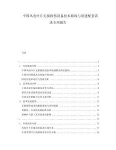 中國風(fēng)電葉片無損探傷設(shè)備技術(shù)路線與基建配套需求專項報告
