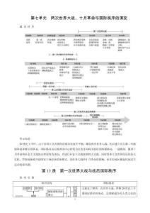 第7單元　第13課　第一次世界大戰(zhàn)與戰(zhàn)后國際秩序(1)