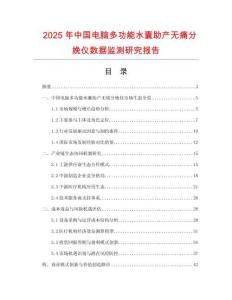 2025年中国电脑多功能水囊助产无痛分娩仪数据监测研究报告