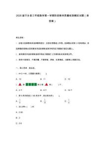 2025屆寧鄉縣三年級數學第一學期階段教學質量檢測模擬試題（含答案）