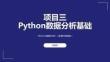 Python數據分析商科版 課件  項目三 Python數據分析基礎