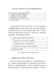 《【重大突發(fā)公共事件審計運行機制的保障措施分析概述】4100字》