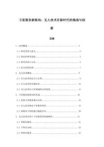 卫星服务新格局：无人技术在新时代的挑战与创新