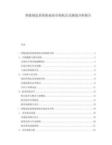 智能制造系統(tǒng)集成商市場(chǎng)機(jī)會(huì)及挑戰(zhàn)分析報(bào)告