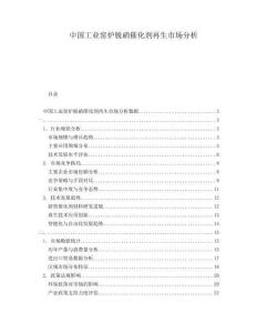 中国工业窑炉脱硝催化剂再生市场分析