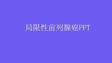局限性前列腺癌PPT