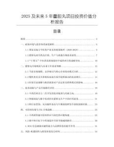2025及未來5年藿膽丸項目投資價值分析報告