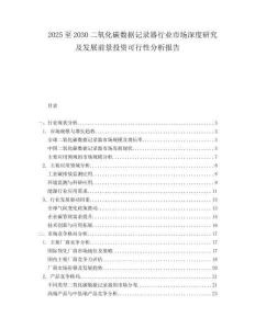 2025至2030二氧化碳数据记录器行业市场深度研究及发展前景投资可行性分析报告