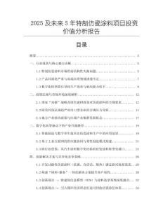 2025及未來(lái)5年特制仿瓷涂料項(xiàng)目投資價(jià)值分析報(bào)告