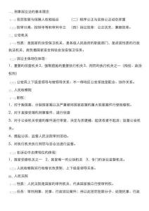 2022年刑事訴訟法期末復習重點