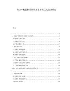 知識產權侵權訴訟服務市場現狀及趨勢研究