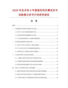 2025年及未來5年圓弧形熱風幕項目市場數據分析可行性研究報告