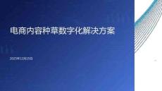 2025年電商內容種草數字化解決方案-
