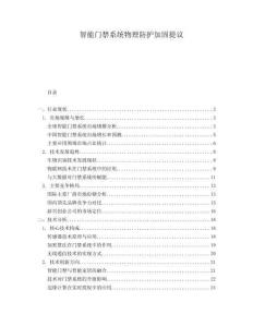 智能門(mén)禁系統(tǒng)物理防護(hù)加固提議