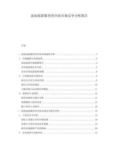 湯加旅游服務供應商市場競爭分析報告