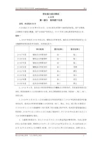 2025年經(jīng)典案例班試卷一 A公司題干