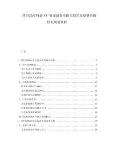 四川武侯祠景區(qū)行業(yè)市場真實供需監(jiān)控及投資價值研究規(guī)劃資料