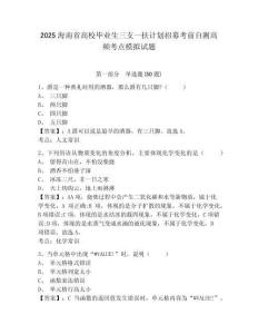 2025海南省高校畢業(yè)生三支一扶計劃招募考前自測高頻考點模擬試題帶答案詳解