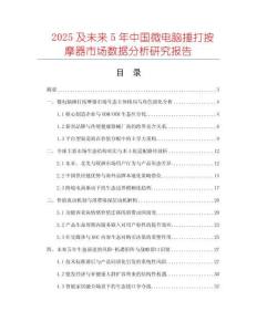 2025及未來(lái)5年中國(guó)微電腦捶打按摩器市場(chǎng)數(shù)據(jù)分析研究報(bào)告