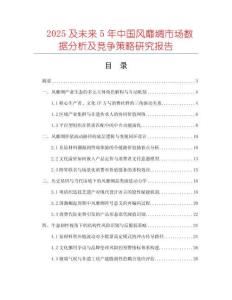 2025及未來5年中國風靡綢市場數據分析及競爭策略研究報告