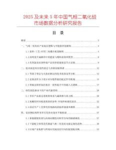 2025及未來5年中國氣相二氧化硅市場數(shù)據(jù)分析研究報(bào)告