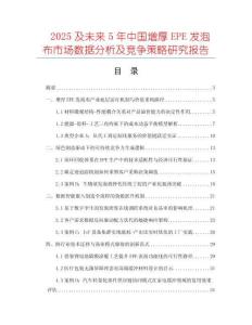 2025及未來5年中國增厚EPE發(fā)泡布市場數(shù)據(jù)分析及競爭策略研究報(bào)告