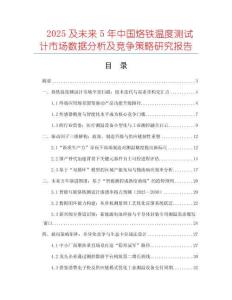 2025及未來(lái)5年中國(guó)烙鐵溫度測(cè)試計(jì)市場(chǎng)數(shù)據(jù)分析及競(jìng)爭(zhēng)策略研究報(bào)告