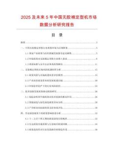 2025及未來5年中國無膠棉定型機市場數據分析研究報告