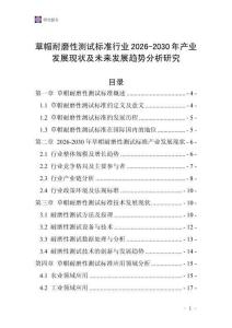草帽耐磨性測試標(biāo)準(zhǔn)行業(yè)2026-2030年產(chǎn)業(yè)發(fā)展現(xiàn)狀及未來發(fā)展趨勢分析研究