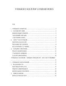 中國渦流泵行業(yè)技術(shù)革新與市場(chǎng)機(jī)遇分析報(bào)告