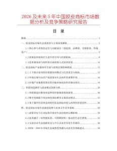 2026及未來5年中國(guó)膠皮商標(biāo)市場(chǎng)數(shù)據(jù)分析及競(jìng)爭(zhēng)策略研究報(bào)告