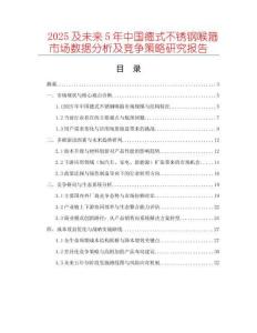 2025及未來(lái)5年中國(guó)德式不銹鋼喉箍市場(chǎng)數(shù)據(jù)分析及競(jìng)爭(zhēng)策略研究報(bào)告