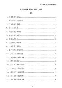 社區環境美化與綠化提升方案