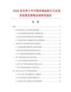 2026及未來5年中國非銀鹽膠片行業(yè)投資前景及策略咨詢研究報告
