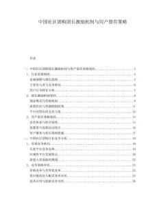 中國社區(qū)團(tuán)購團(tuán)長激勵(lì)機(jī)制與用戶留存策略