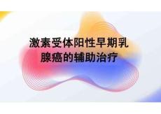 激素受體陽(yáng)性早期乳腺癌的輔助治療2026