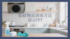 家庭物品消毒方法演示PPT