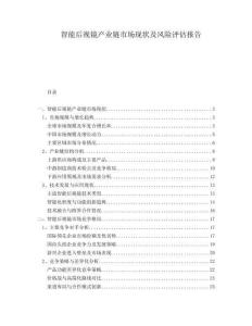 智能后視鏡產業(yè)鏈市場現(xiàn)狀及風險評估報告