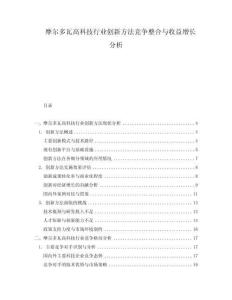 摩爾多瓦高科技行業(yè)創(chuàng)新方法競爭整合與收益增長分析