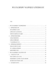 摩爾多瓦葡萄酒產業(yè)品牌建設與營銷策略分析