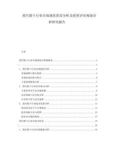 蒸汽熨斗行業(yè)市場現(xiàn)狀供需分析及投資評估規(guī)劃分析研究報(bào)告