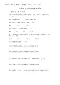 2025年六年級下冊數(shù)學期末測試卷附答案【奪分金卷】