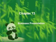 國際商務英語Chapter-13-Business-Presentation