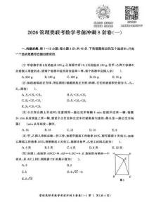 劉智數(shù)學(xué)考前沖刺8套卷試題冊(cè)