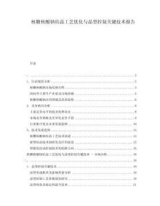 核糖核酸鈉結晶工藝優(yōu)化與晶型控制關鍵技術報告