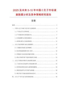 2025及未來(lái)5-10年中國(guó)小叉子市場(chǎng)調(diào)查數(shù)據(jù)分析及競(jìng)爭(zhēng)策略研究報(bào)告