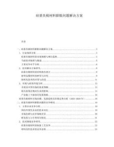 硅基負極材料膨脹問題解決方案