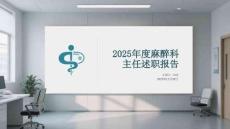 2025年度麻醉科主任述職報告