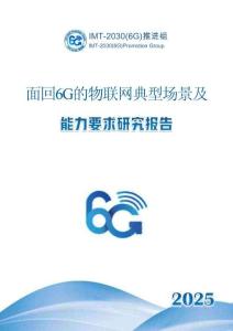 2025年面向6G的物聯(lián)網(wǎng)典型場(chǎng)景及能力要求研究-IMT-2030（6G）推進(jìn)組