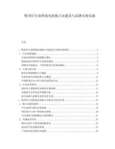 吸頂燈行業(yè)跨境電商獨(dú)立站建設(shè)與品牌出海實(shí)踐